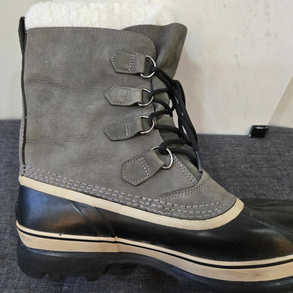 Sorel Mens Boot Caribou Waterproof Excellent Value Size10 Camp Hiking Cabin